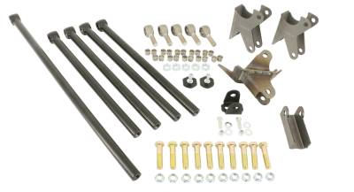 Ridetech - Ridetech 18988899 Parallel Four Link Universal Weld" w/black powder coated bars.