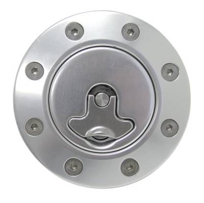 Ridetech - Ridetech 81000039 Billet Aluminum Gas Cap for 1962-1967 Nova Locking Silver