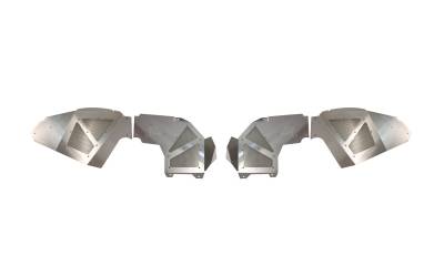 Fishbone Offroad - Fishbone Offroad FB33108F Raw Front Aluminum Inner Fenders Legacy Model Set