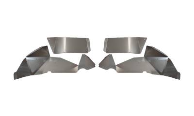 Fishbone Offroad - Fishbone Offroad FB33108R Raw Rear Aluminum Inner Fenders Legacy Model Set