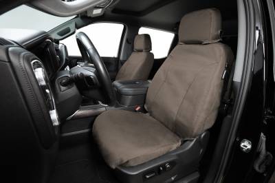 Seat Saver - Seat Saver SS8421WFTP Waterproof Polyester SeatSaver 2nd Row Seat Covers Taupe