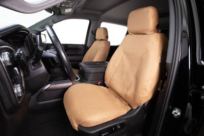 Seat Saver - Seat Saver SS8429PCTN Polycotton SeatSaver Second Row Seat Covers Tan