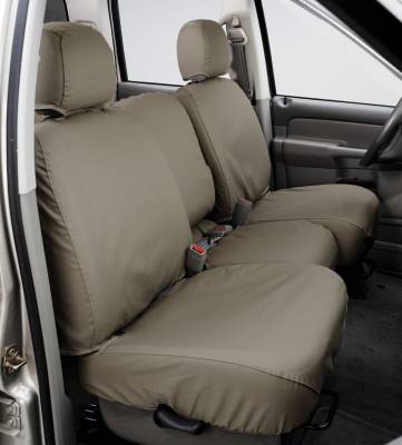 Seat Saver - Seat Saver SS7578PCSA Polycotton SeatSaver Second Row Seat Covers Wet Sand