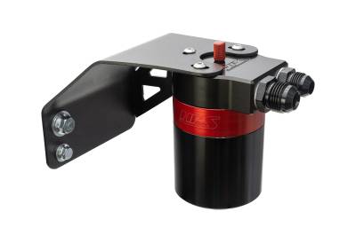 HPS Performance - HPS 860-004 Aluminum Oil Catch Can Kit for 08-14 Subaru Impreza WRX 2.5L Turbo