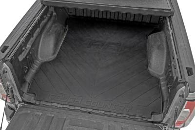 Rough Country Suspension Systems - Rough Country Rubber Truck Bed Mat Black for 14-22 Colorado/Canyon 5' RCM690