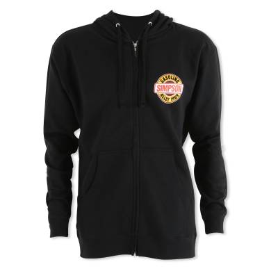 Simpson Safety - Simpson Safety 45018L Gas Globe Zip-Up Hoodie Large Black