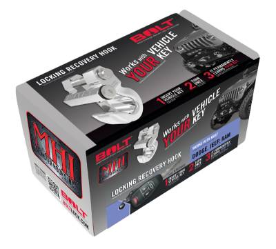 BOLT - BOLT 7039049 Locking Recovery Hook for Dodge Jeep Ram