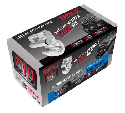 BOLT - BOLT 7039054 Side Cut Locking Recovery Hook for Ford