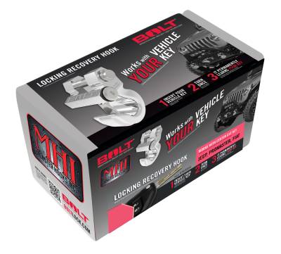 BOLT - BOLT 7039055 Center Cut Locking Recovery Hook for Jeep