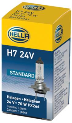 Hella - HELLA H7 24V Multi-Purpose Turn Signal Light Bulb