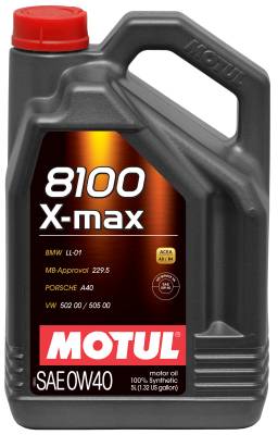 Motul - Motul 104533 8100 X-MAX 0W40 4X5L