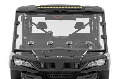 Rough Country Suspension Systems - Rough Country Front UTV Vented Full Windshield for CF Moto Uforce 1000 98292480