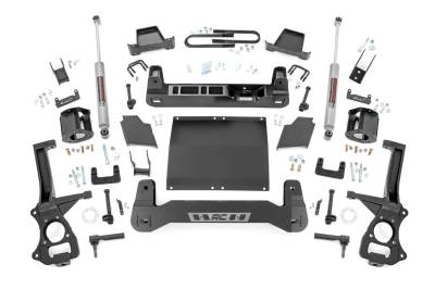 Rough Country Suspension Systems - Rough Country 4" Suspension Lift Kit'silverado/Sierra AT4/Trailboss 110330D