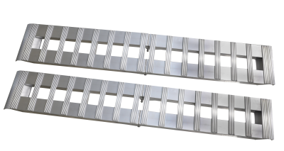 GEN-Y Hitch - GEN-Y GH-102595 Pair 8' Foldable Aluminum Loading Ramps 3K Capacity Per Ramp