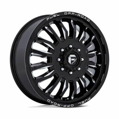 Fuel 1PC - Fuel Off Road D868 ARC DUALLY 20x8.25 8x210 -246mm Black/Milled D86820829345
