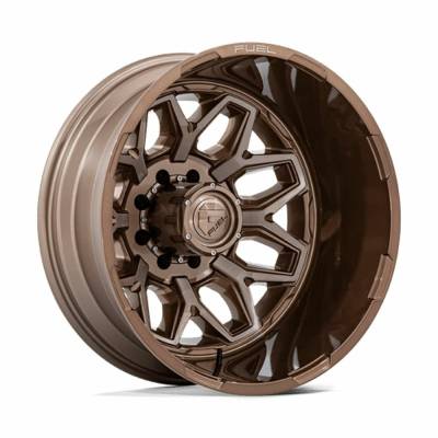 Fuel 1PC - Fuel Off Road D876 FLUX DUALLY 20x8.25 8x210 104mm Platinum Bronze D876208293