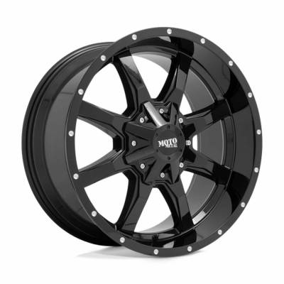 Moto Metal - Moto Metal MO970 17x9 8x6.5 -12mm Gloss Black/Milled MO970790803A12N