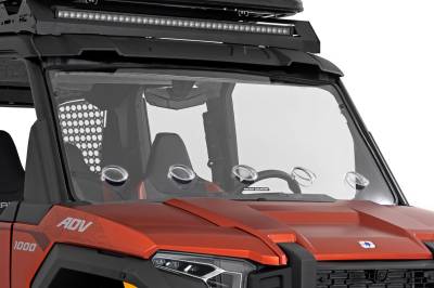 Rough Country Suspension Systems - Rough Country Front UTV Vented Windshield for Polaris Xpedition 98202410