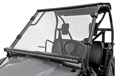 Rough Country Suspension Systems - Rough Country Front UTV Full Windshield for Honda Pioneer 520 98122220