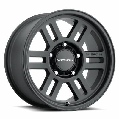 Vision Wheel - Vision Wheel 355 Manx 2 Overland 16X6.5 6x130 45mm Satin Black 355-6663SB45
