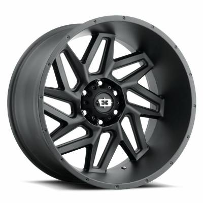 Vision Wheel - Vision Wheel 361 Spyder 17X9 5x150 12mm Satin Black 361-7950SB12