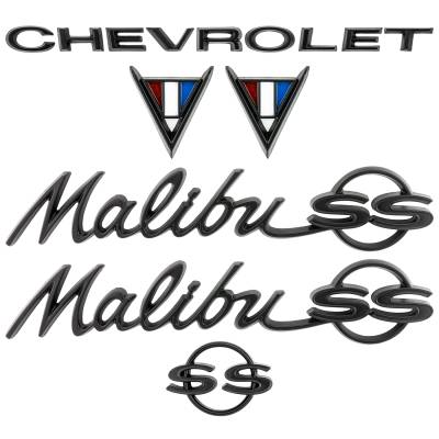 Trim Parts - Trim Parts 4100B 64-67 Chevrolet Malibu Emblem Set