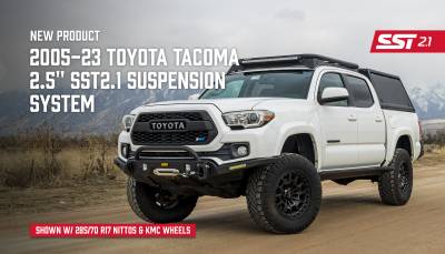 ReadyLift - ReadyLift 62-55340 2.5" SST2.1 Suspension Lift Kit for 05-23 Toyota Tacoma