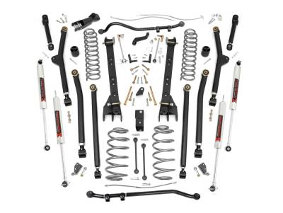 Rough Country Suspension Systems - Rough Country 66340 4"Suspension Lift Kit for 97-06 Jeep Wrangler TJ