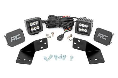 Rough Country Suspension Systems - Rough Country Rear Cab Mount 2" LED Pod Light Kit for CFMoto Uforce 1000 96110