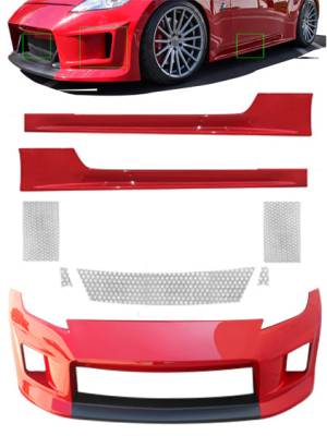 Stillen - Stillen KB11120KT1 Unpainted 4Pc Body Kit for 09-20 Nissan 370Z Z34