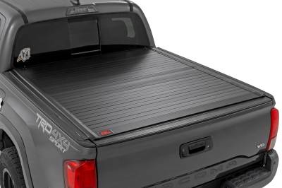 Rough Country Suspension Systems - Rough Country Hard Roll-up Tonneau Cover for 16-23 Toyota Tacoma 5' 50420500
