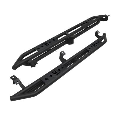 TYGER Auto - Tyger TG-AM2T20048 Black Side Step Rails for 05-22 Toyota Tacoma Double Cab