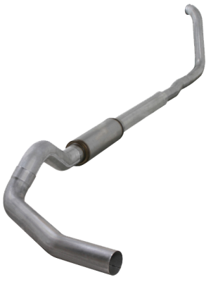 Diamond Eye Performance - Diamond Eye 5" Alum Turbo Back Exhaust for 00-03.5 Ford F250/F350 w/Muffler K5