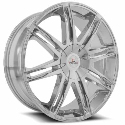 Cavallo - Cavallo Wheel CLV-18 20x8.5 5x110/4.5 35mm Chrome CLV-18208551101143+35C