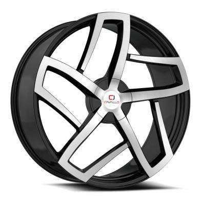 Cavallo - Cavallo Wheel CLV-50 20x8.5 5x4.5/120 35mm Black CLV-50208551143120+35BM