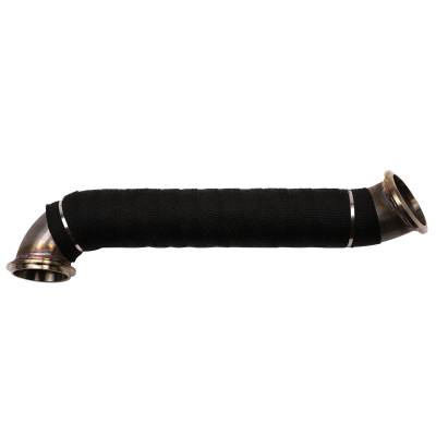 Wehrli Custom Fabrication - Wehrli F100703 3" Stainless Down Pipe for 04.5-10 Duramax LLY/LBZ/LMM