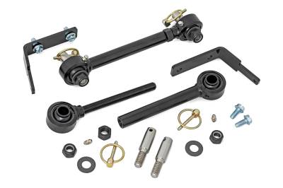 Rough Country Suspension Systems - Rough Country Front Sway Bar Links for 3.5"-6" Lift for Jeep JK/JL/JT 11020