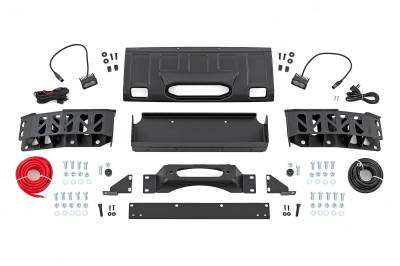 Rough Country Suspension Systems - Rough Country Front Hidden Winch Mount Kit for 25-25 Land Cruiser 10747A