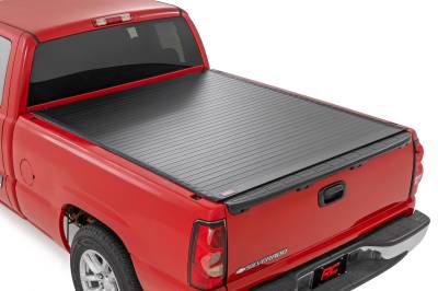 Rough Country Suspension Systems - Rough Country Hard Roll-up Tonneau Cover Silverado/Sierra 1500 6.6' 50288650