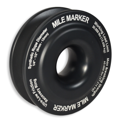 Mile Marker - Mile Marker 60300-CB Covert Black Recovery Ring