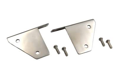 Kentrol - Kentrol 30461 Polished Spot Light Bracket Pair for 76-95 Jeep Wrangler CJ & YJ
