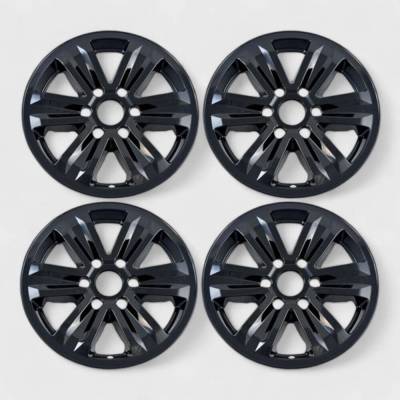 Trim Illusion - Trim Illusion WSK705-17BLK 17" OE Wheel Skin Covers Black 15-20 Ford F150 XLT