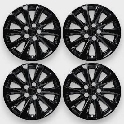 Trim Illusion - Trim Illusion WSK728-17BLK 17" OE Wheel Skin Covers Black for 18-20 Camry LE