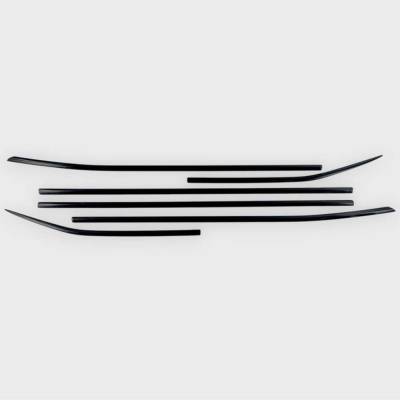 Trim Illusion - Trim Illusion WT6009BLK Front &Rear Window Trim Set Black for 20-25 Highlander