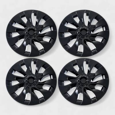 Trim Illusion - Trim Illusion WC118-18BLK 18" Wheel Covers Black for 17-23 Tesla Model 3