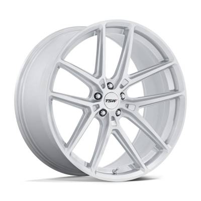 TSW - TSW TW006 IMOLA 20x9 5x112 45mm Gloss Silver/Machined TW006SD20905745