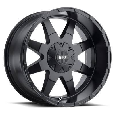 Voxx - Voxx D-59077 TR12 18x9 8-170 et12 CB125.2 Matte Black