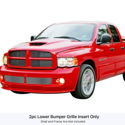 APS - APS Stainless Billet Bumper Grille-Polish for 04-06 Ram 1500 SRT-10 GR04FEA57S