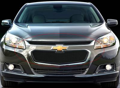 APS - APS Wire Mesh Grille Black 14-16 Chevrolet Malibu GR03GFC40H