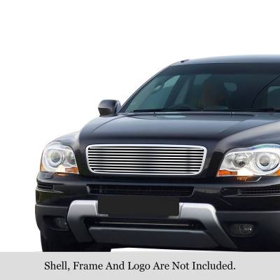 APS - APS Stainless Billet Grille-Polish for 03-06 Volvo XC90 GR22FEE09S